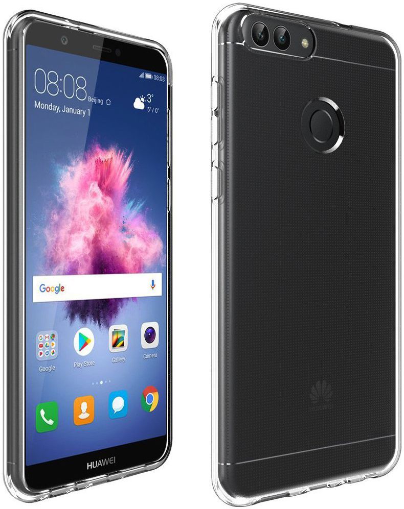 Transparant Huawei P Smart Hoesje Dun TPU afbeelding 2