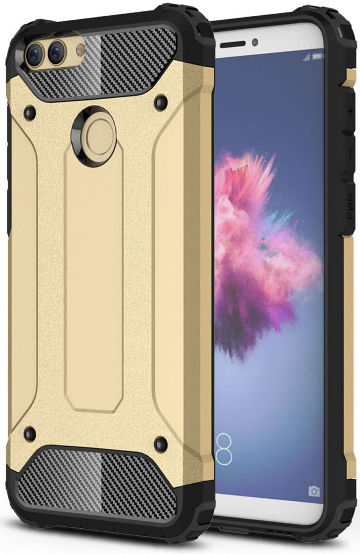 Huawei P Smart Hybride Hoesje Goud afbeelding 1