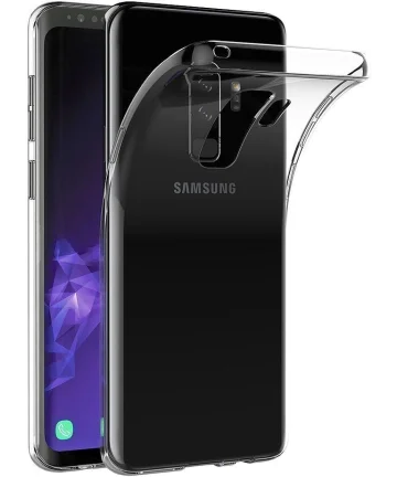Samsung Galaxy S9 Plus Hoesje Dun TPU Back Cover Transparant Hoesjes