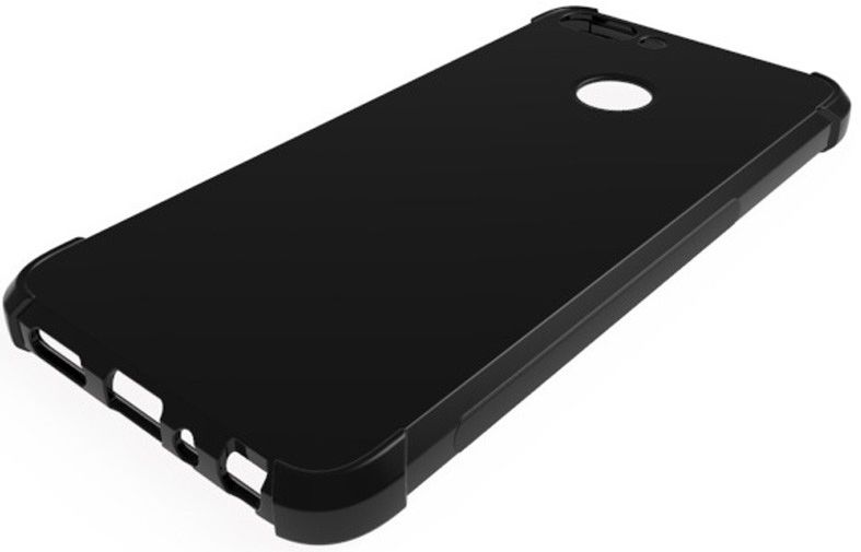Huawei P Smart Schokbestendig TPU Hoesje Zwart afbeelding 2