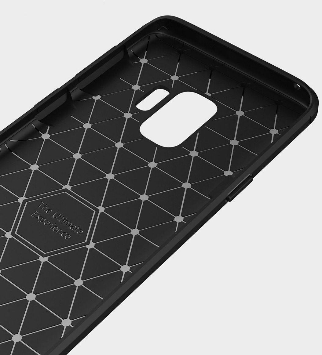 Samsung Galaxy S9 Geborsteld TPU Hoesje Blauw afbeelding 9