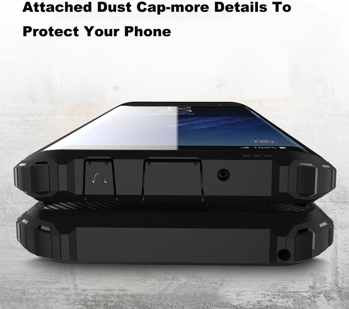 Samsung Galaxy S9 Plus Hoesje Shock Proof Hybride Back Cover Goud afbeelding 5