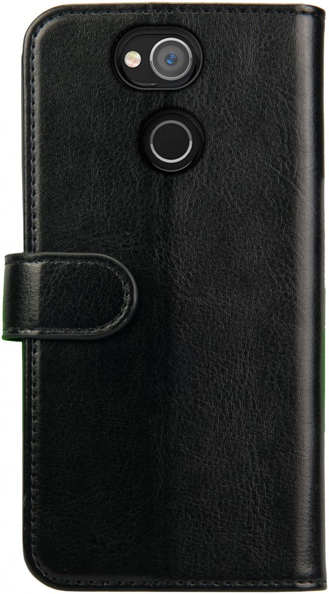 Rosso Element Sony Xperia XA2 Hoesje Book Cover Zwart afbeelding 2