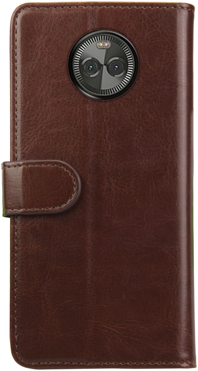 Rosso Element Motorola Moto X4 Hoesje Book Cover Bruin afbeelding 5