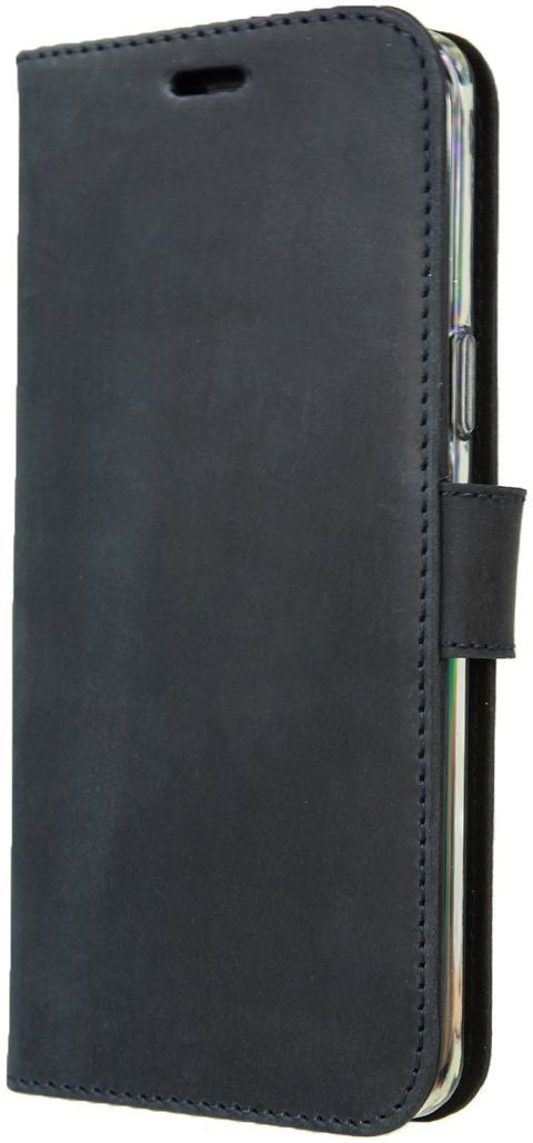 Valenta Galaxy S9 Classic Hoesje Echt Leer Book Case Vintage Blauw afbeelding 4