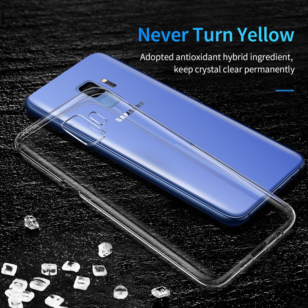 Samsung Galaxy S9 Sterk Transparant Hoesje afbeelding 2