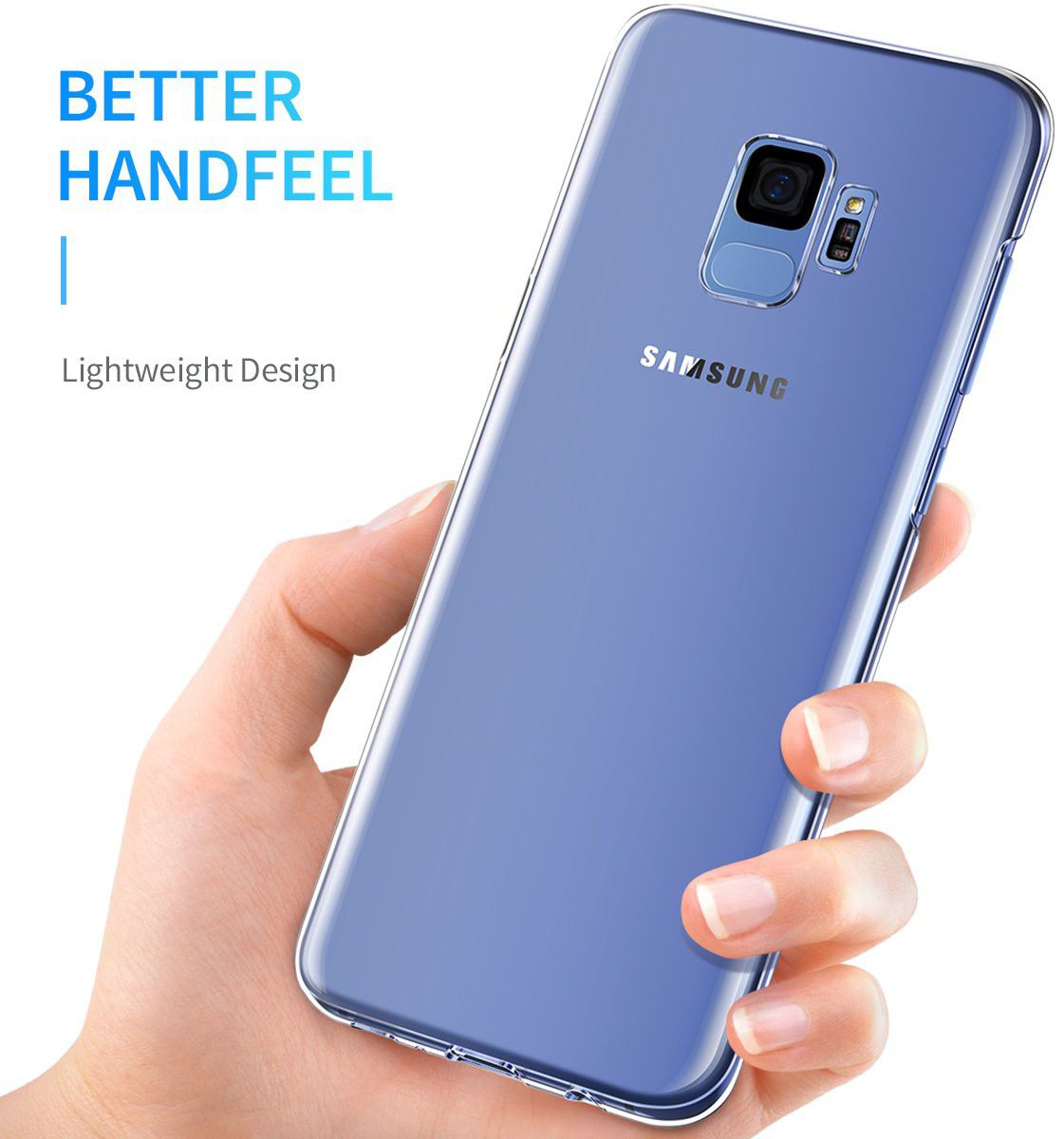 Samsung Galaxy S9 Sterk Transparant Hoesje afbeelding 3