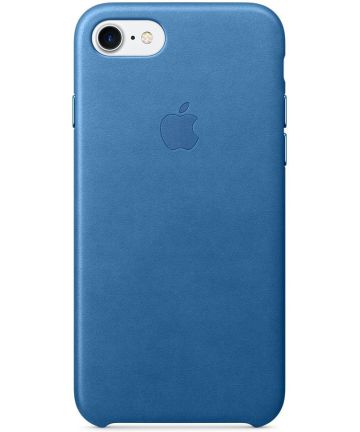Apple iPhone 7 Leather Case Blauw Origineel Hoesjes