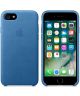 Apple iPhone 7 Leather Case Blauw Origineel