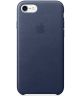 Originele Apple iPhone 8 / 7 Leather Case Midnight Blue