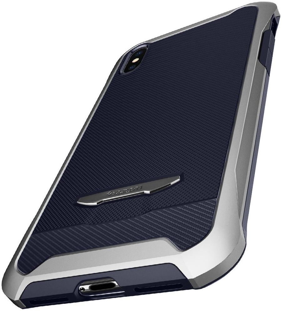 Spigen Reventon Hoesje Apple iPhone X Platinum Silver afbeelding 3