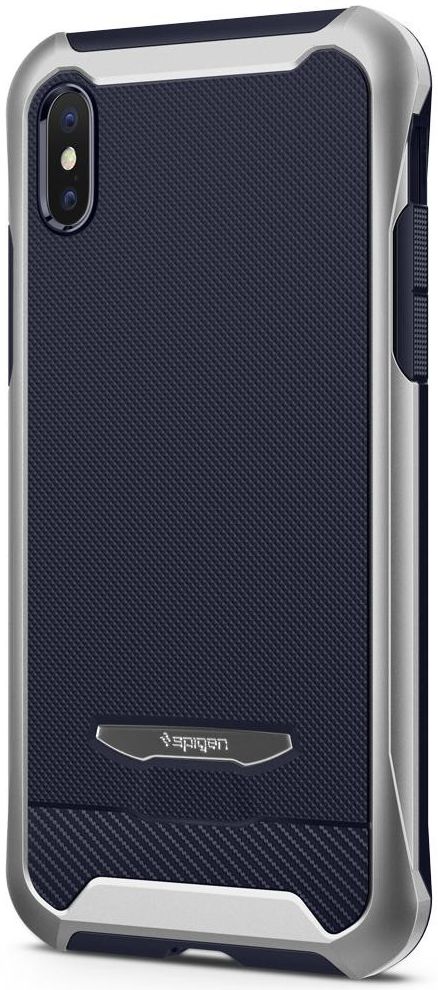 Spigen Reventon Hoesje Apple iPhone X Platinum Silver afbeelding 4