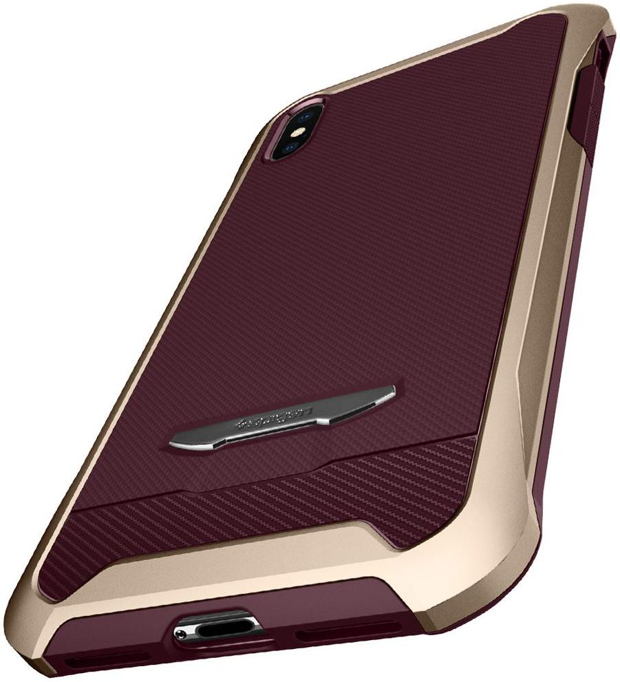 Spigen Reventon Hoesje Apple iPhone X Metallic Gold afbeelding 4