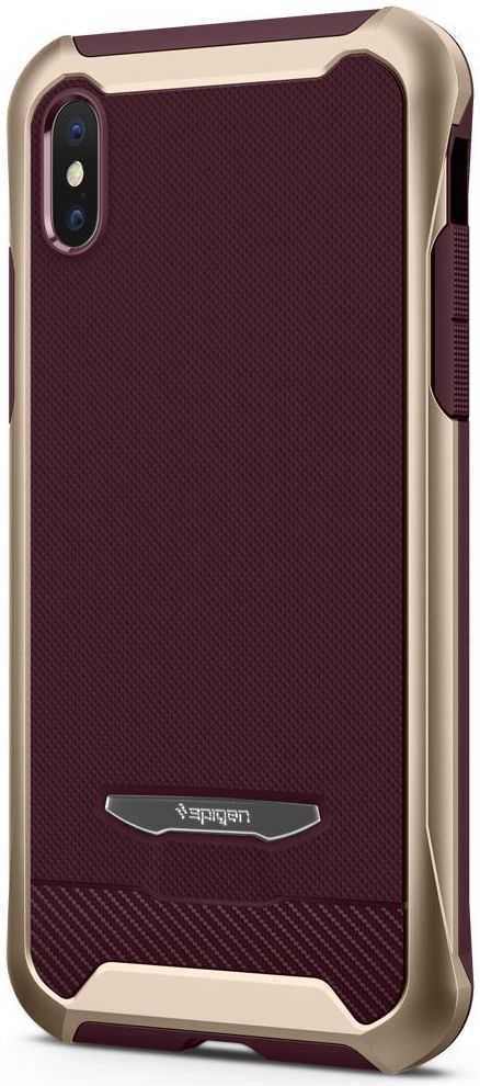 Spigen Reventon Hoesje Apple iPhone X Metallic Gold afbeelding 7