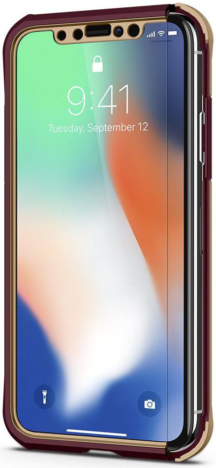 Spigen Reventon Hoesje Apple iPhone X Metallic Gold afbeelding 9