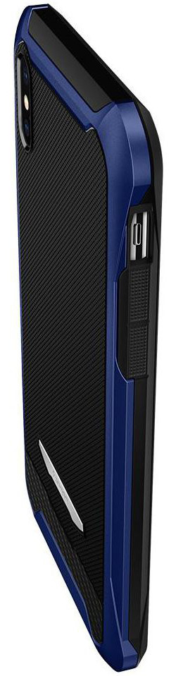 Spigen Reventon Hoesje Apple iPhone X Metallic Blue afbeelding 10