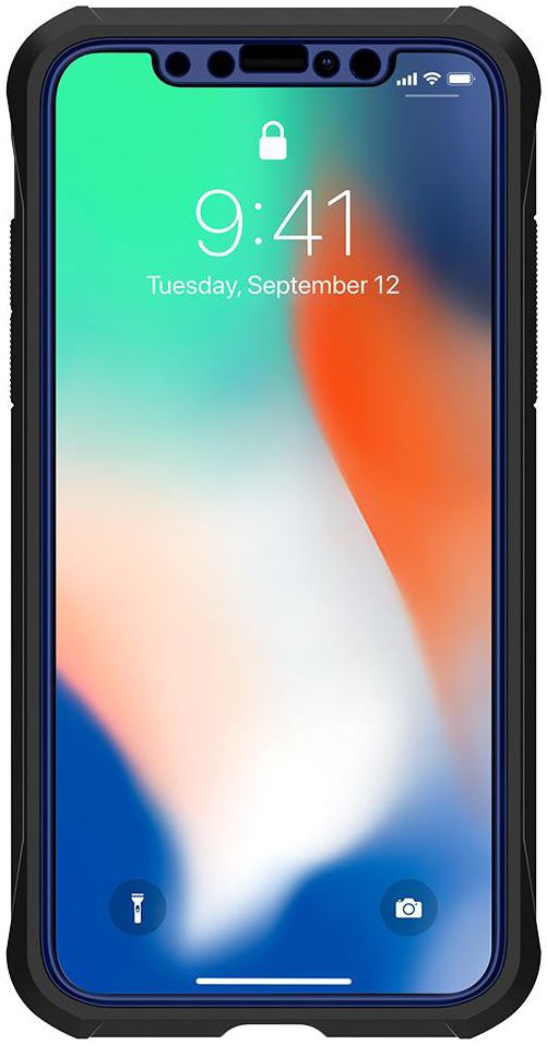 Spigen Reventon Hoesje Apple iPhone X Metallic Blue afbeelding 9