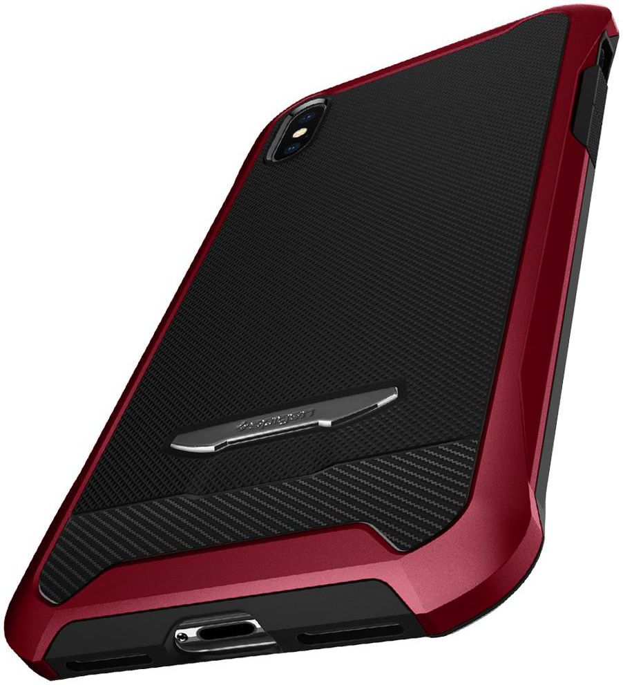 Spigen Reventon Hoesje Apple iPhone X Metallic Red afbeelding 11