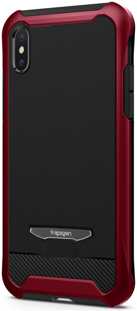 Spigen Reventon Hoesje Apple iPhone X Metallic Red afbeelding 6