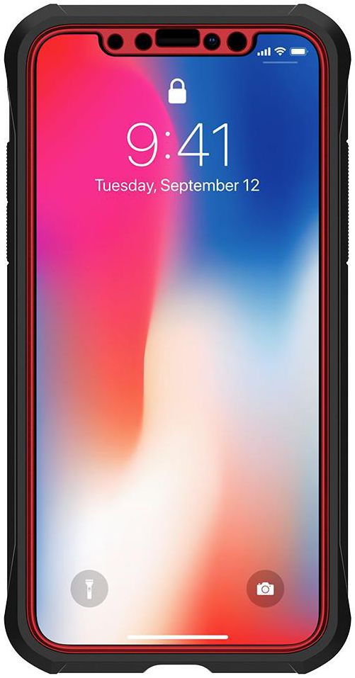 Spigen Reventon Hoesje Apple iPhone X Metallic Red afbeelding 9