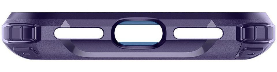 Spigen Pro Guard Hoesje Apple iPhone X Deep Purple afbeelding 3