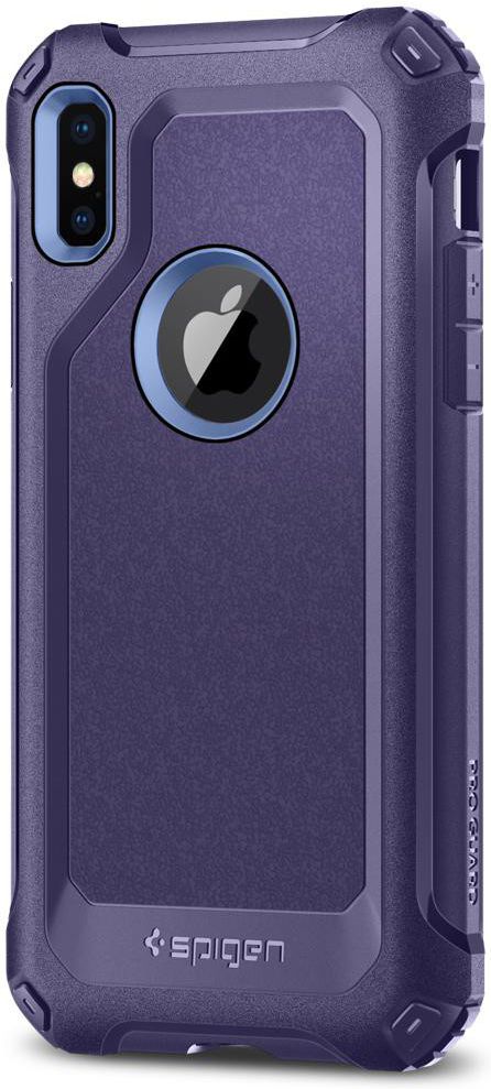 Spigen Pro Guard Hoesje Apple iPhone X Deep Purple afbeelding 7