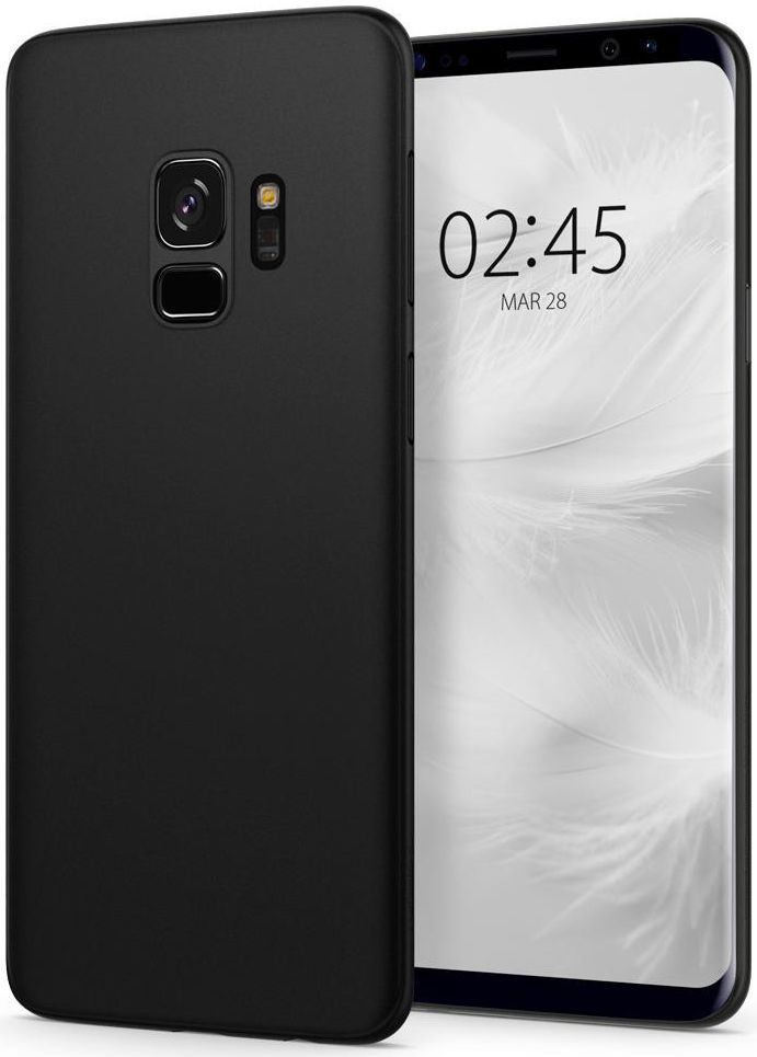 Spigen AirSkin Hoesje Samsung Galaxy S9 Zwart afbeelding 1