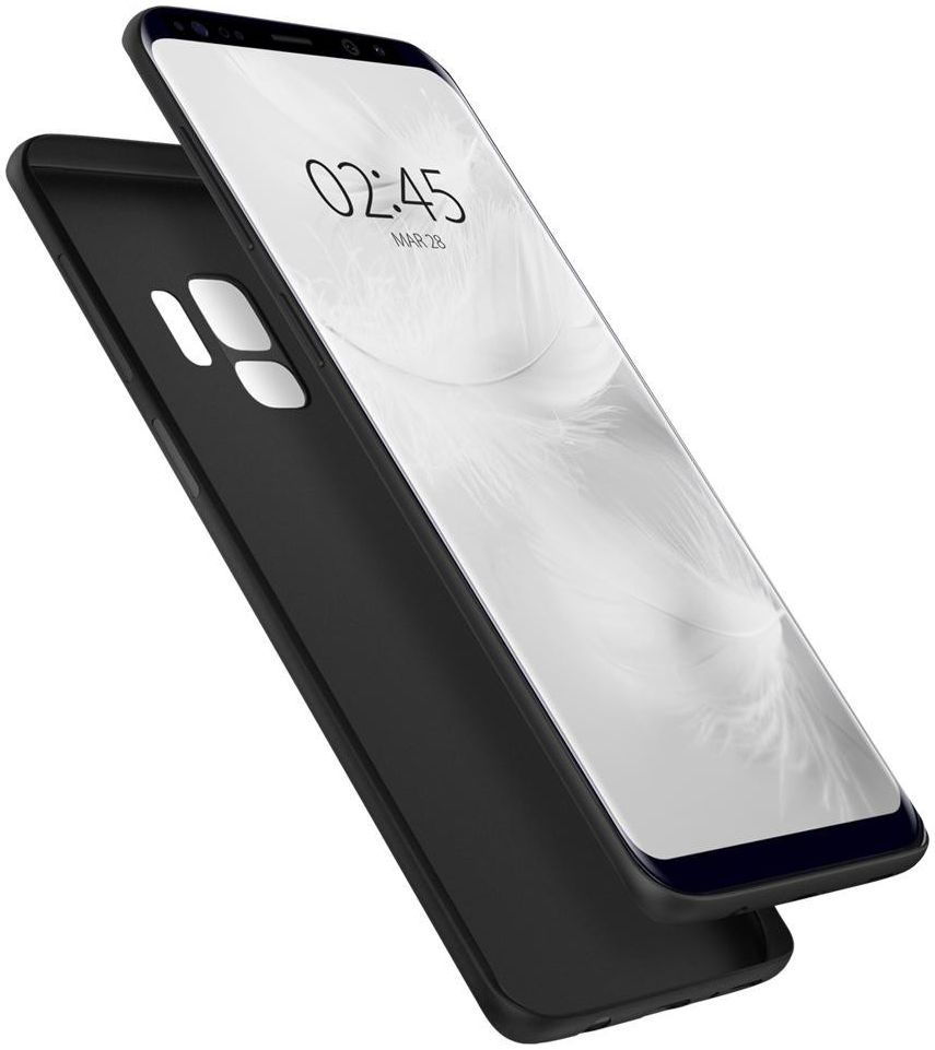 Spigen AirSkin Hoesje Samsung Galaxy S9 Zwart afbeelding 4