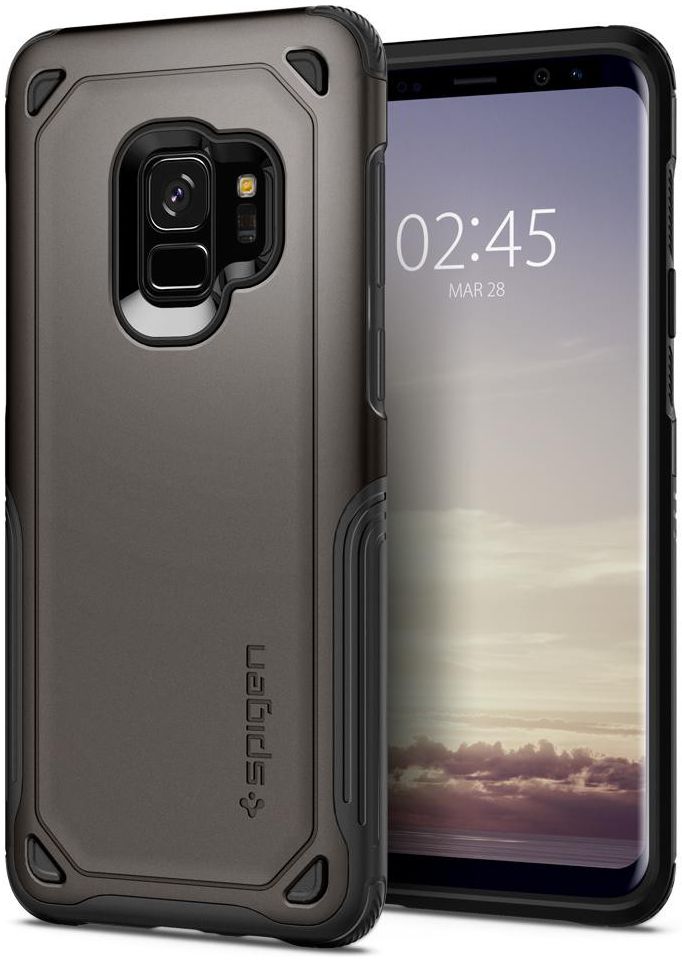 Spigen Hybrid Armor Hoesje Samsung Galaxy S9 Gunmetal afbeelding 1