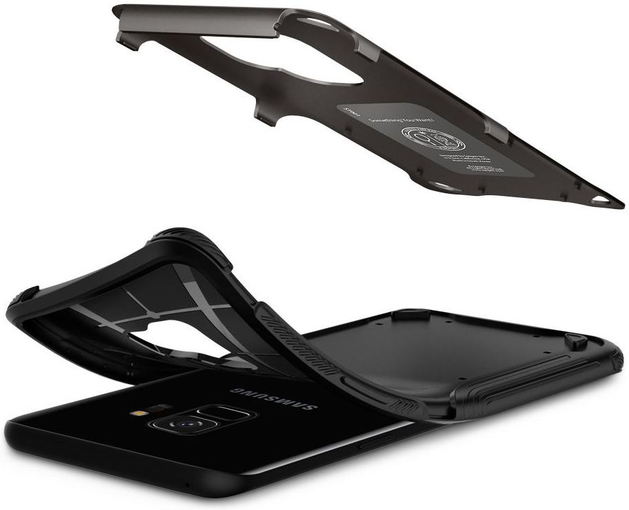 Spigen Hybrid Armor Hoesje Samsung Galaxy S9 Gunmetal afbeelding 4