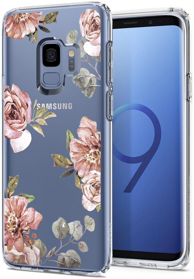 Spigen Liquid Crystal Blossom Hoesje Samsung Galaxy S9 Flower afbeelding 1