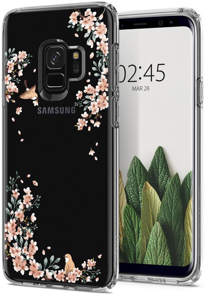 Spigen Liquid Crystal Blossom Hoesje Samsung Galaxy S9 Nature afbeelding 4