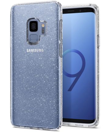 Spigen Liquid Crystal Glitter Hoesje Samsung Galaxy S9 Quartz Hoesjes