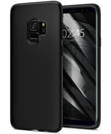Spigen Liquid Crystal Samsung Galaxy S9 Hoesje Black Hoesjes