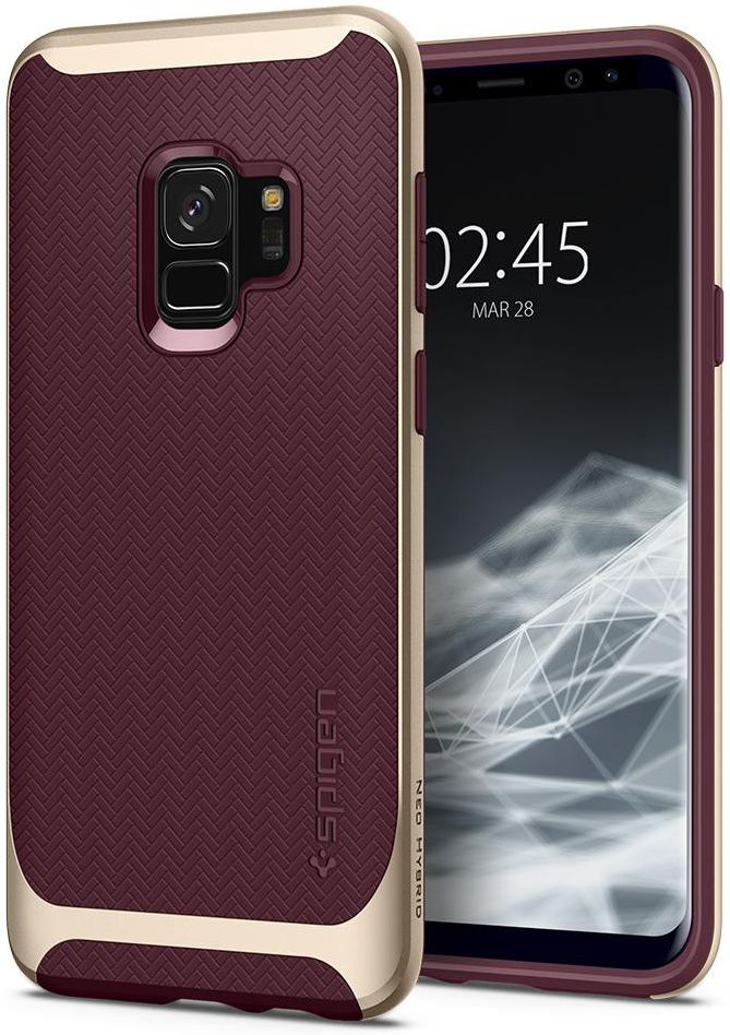 Spigen Neo Hybrid Hoesje Samsung Galaxy S9 Burgundy afbeelding 1
