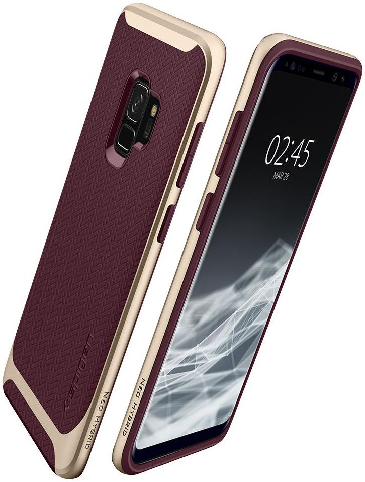 Spigen Neo Hybrid Hoesje Samsung Galaxy S9 Burgundy afbeelding 2