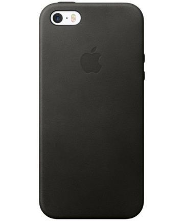 Apple iPhone 5/5S/SE Leather Case Zwart Origineel Hoesjes