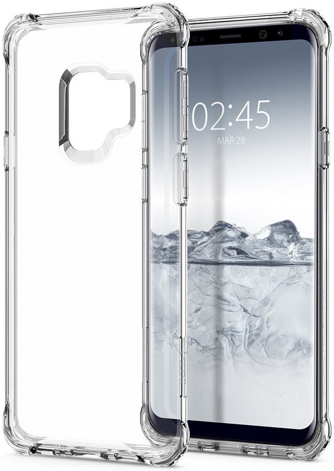 Spigen Rugged Crystal Hoesje Samsung Galaxy S9 Transparant afbeelding 2