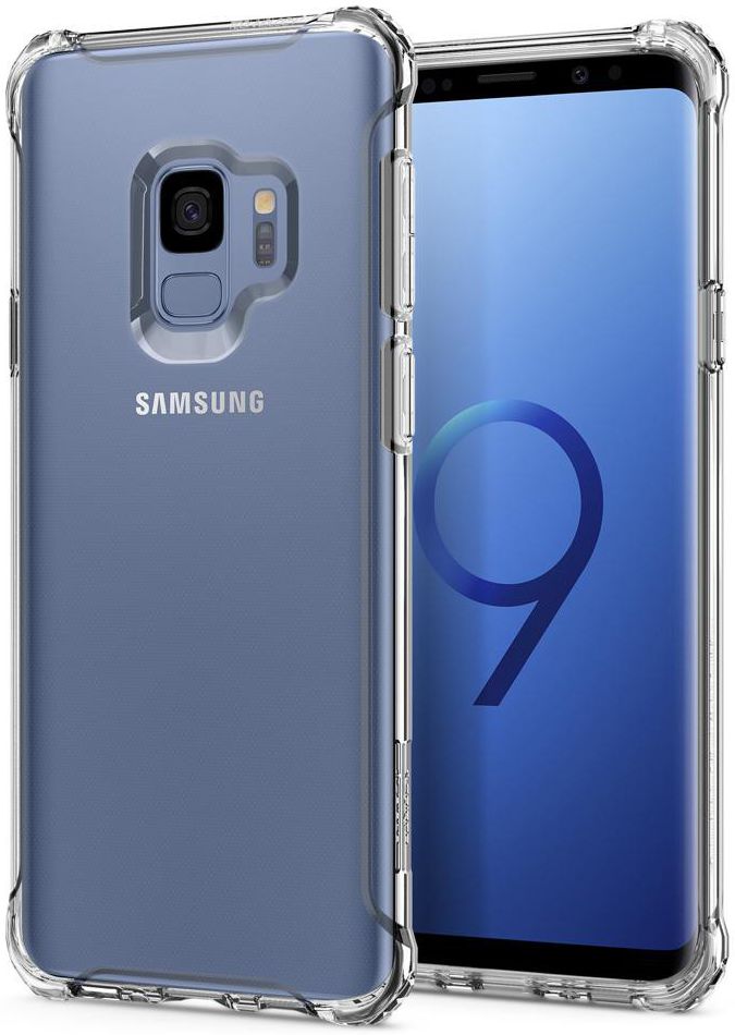 Spigen Rugged Crystal Hoesje Samsung Galaxy S9 Transparant afbeelding 1