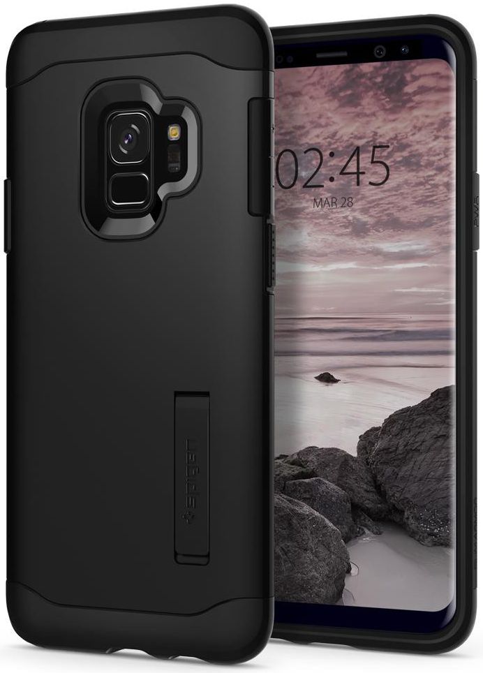 Spigen Slim Armor Hoesje Samsung Galaxy S9 Black afbeelding 1