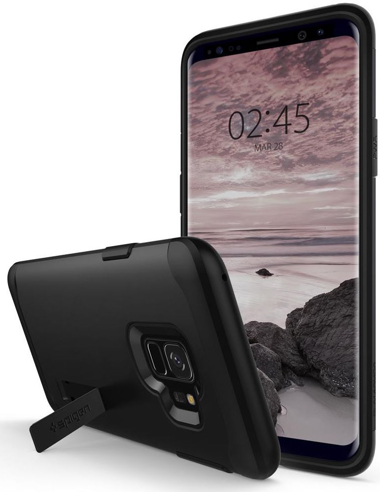 Spigen Slim Armor Hoesje Samsung Galaxy S9 Black afbeelding 2
