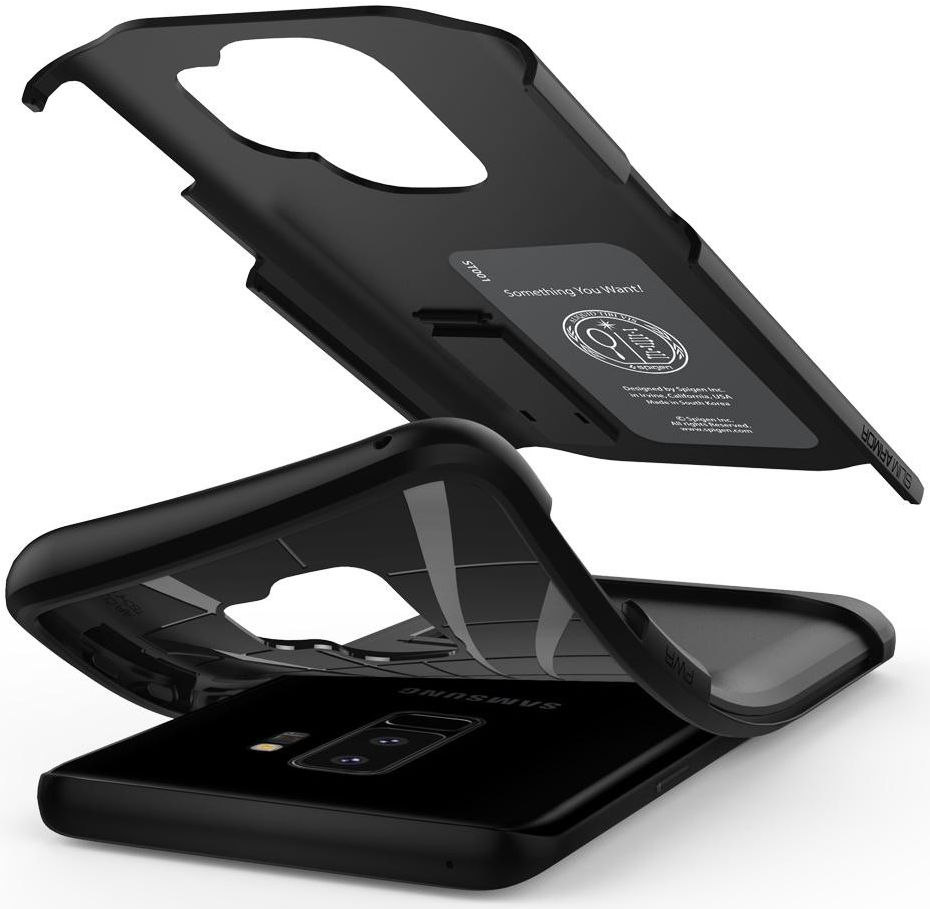 Spigen Slim Armor Hoesje Samsung Galaxy S9 Black afbeelding 5