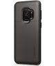 Spigen Slim Armor Hoesje met Kaarthouder Samsung Galaxy S9 Gunmetal