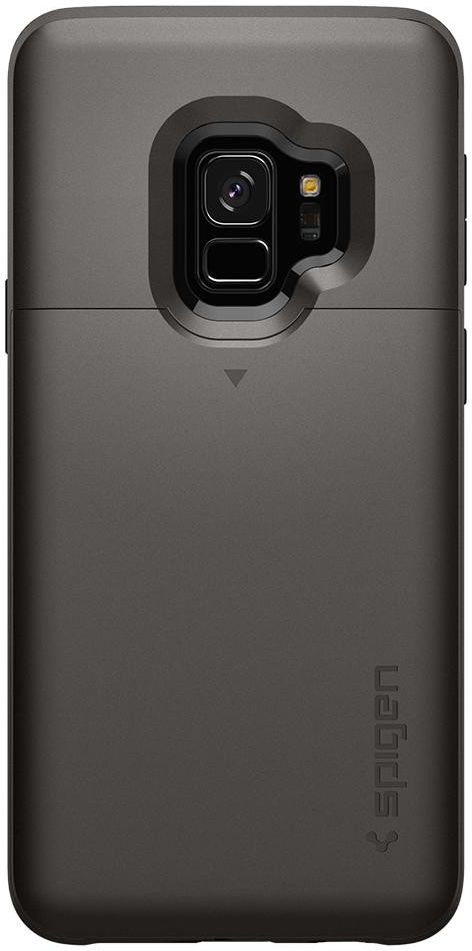 Spigen Slim Armor Hoesje met Kaarthouder Samsung Galaxy S9 Gunmetal afbeelding 9