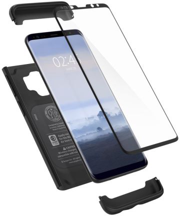 Spigen Thin Fit 360 Hoesje Samsung Galaxy S9 Black Hoesjes