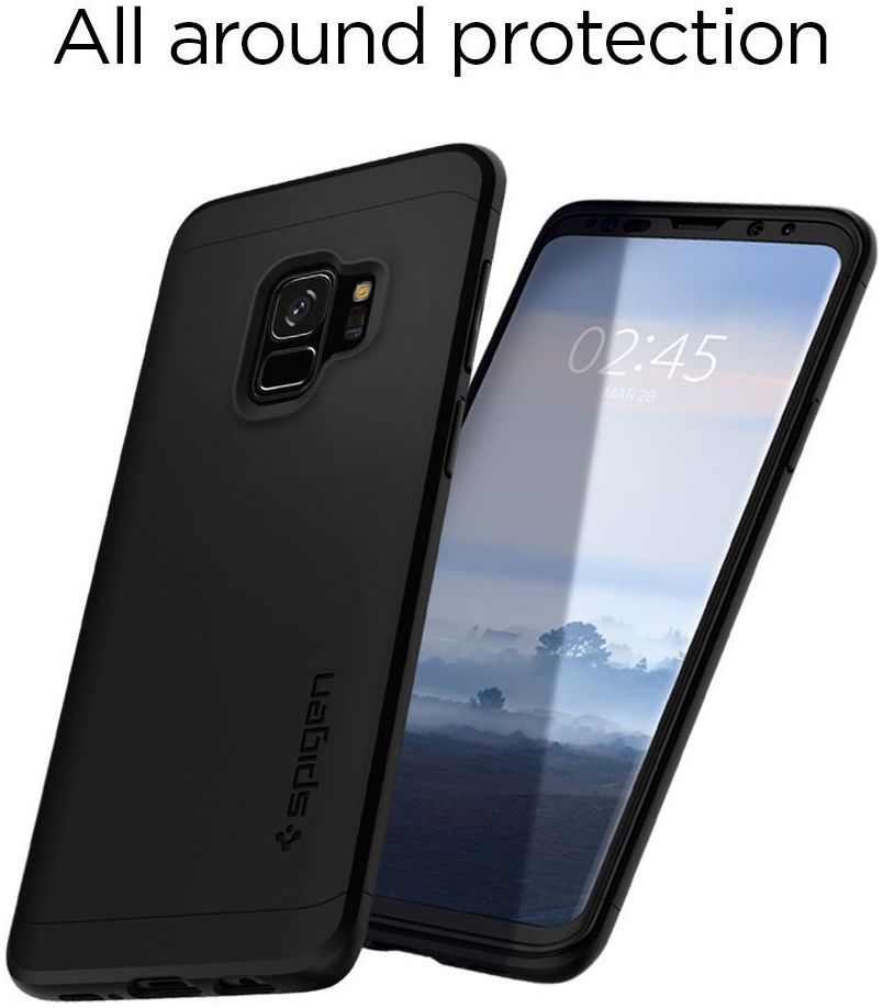 Spigen Thin Fit 360 Hoesje Samsung Galaxy S9 Black afbeelding 4