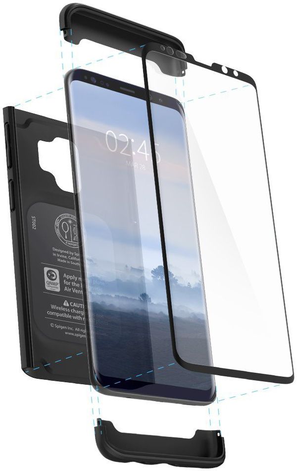 Spigen Thin Fit 360 Hoesje Samsung Galaxy S9 Black afbeelding 7