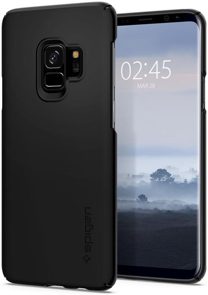 Spigen Thin Fit Hoesje Samsung Galaxy S9 Black afbeelding 1