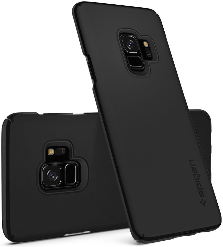 Spigen Thin Fit Hoesje Samsung Galaxy S9 Black afbeelding 2