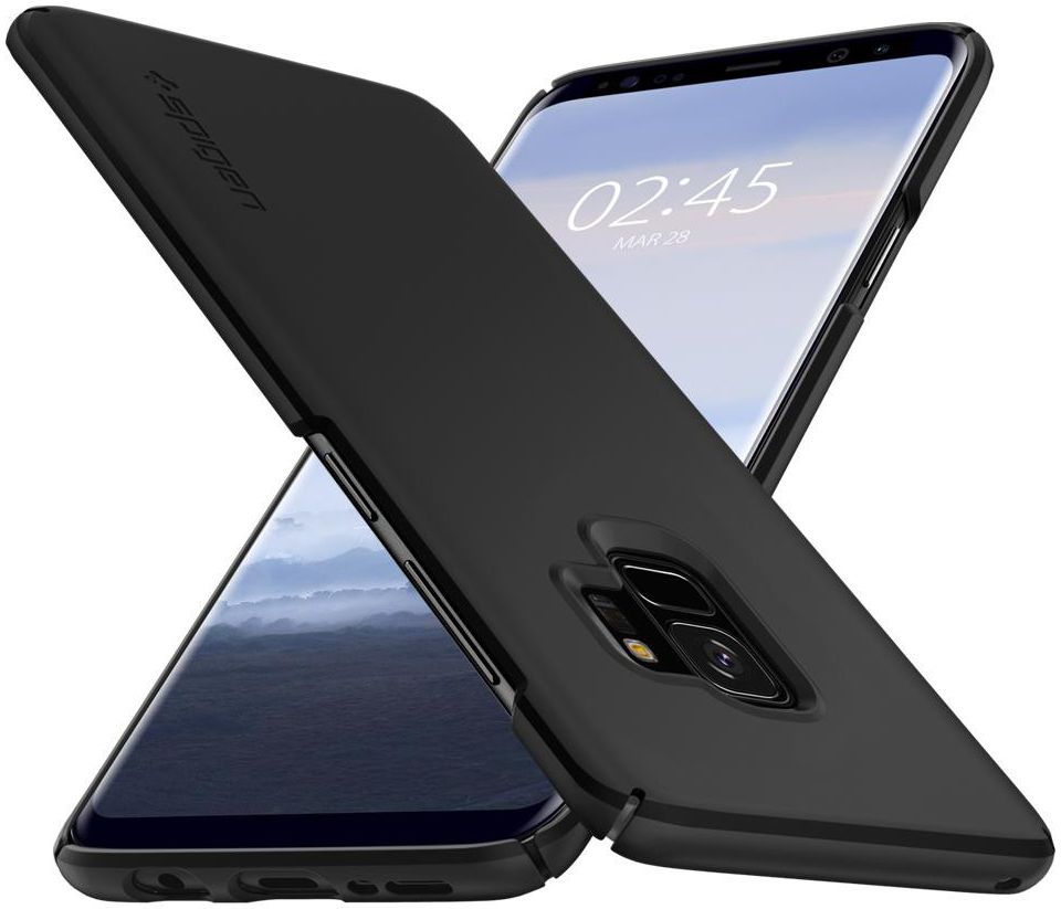Spigen Thin Fit Hoesje Samsung Galaxy S9 Black afbeelding 4